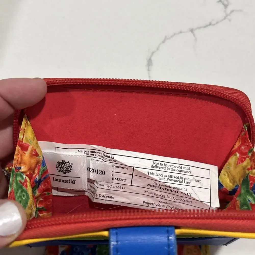 Vegan Faux Leather Loungefly Sour Patch Kid Wallet
